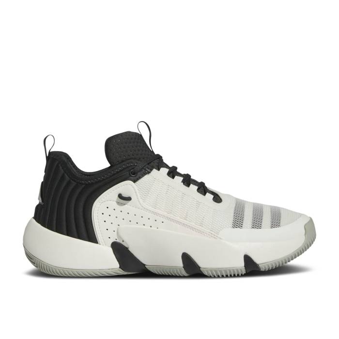 アディダス Adidas 【 Trae Unlimited \u0027Cloud White Carbon\u0027 Men Cloud White/Carbon/Metal Grey 】 白いこと 白いこと メンズ 白いこと 白いこと 炭素 金属元素 薄墨色 薄墨色 スニーカー-メンズ靴-靴