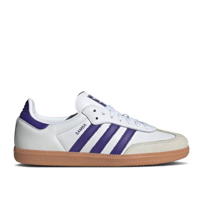 アディダス Adidas 【 Wmns Samba Og \u0027White Energy Ink Gum\u0027 Women Cloud White/Energy Ink/Off White 】 サンバ 活動力 レディース 白いこと 白いこと 活動力