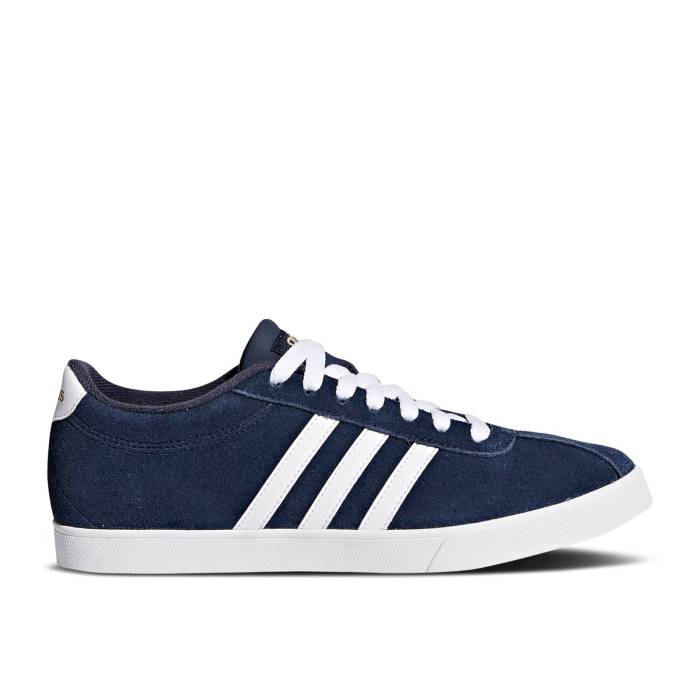 アディダス Adidas 【 Wmns Courtset \u0027Collegiate Navy\u0027 Women Collegiate Navy/Cloud White/Gold Metallic 】 レディース 紺色 米国海軍 白いこと 白いこと ゴールド