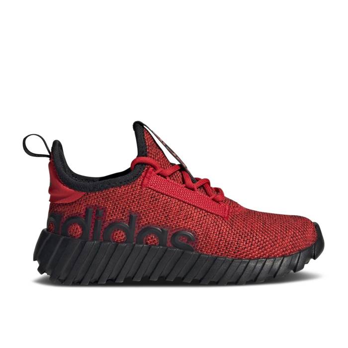 アディダス Adidas 【 Kaptir 3.0 J 'Scarlet Black' Youth Better Scarlet/Core Black/Core Black 】 ジュニア キッズ コア 黒色 ブラック|スニケス