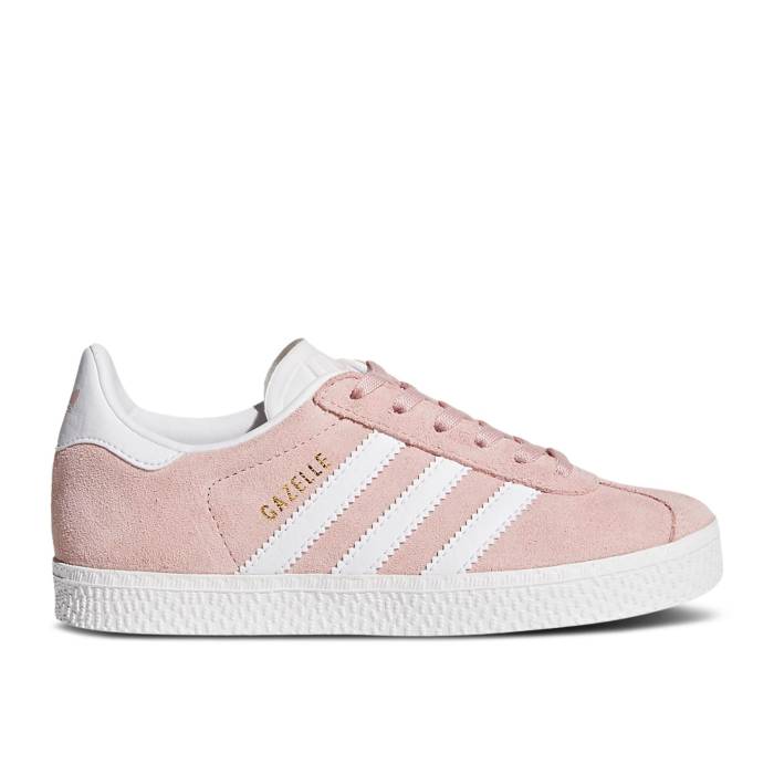 アディダス Adidas 【 Gazelle J \u0027Icey Pink\u0027 Youth Icey Pink/Cloud White/Gold Metallic 】 ガゼル 御坊っちゃん キッズ pink サクラ色 白いこと 白いこと ゴールド 靴-スニーカー-キッズファッション