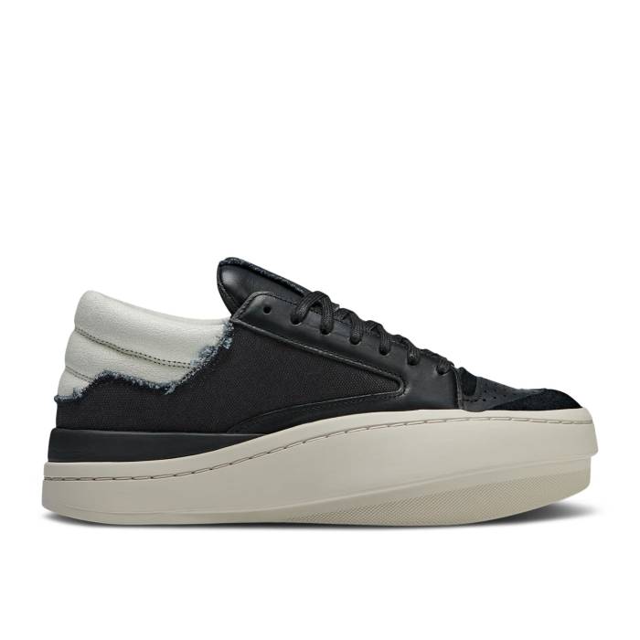 アディダス Adidas 【 Y-3 Centennial Lo \u0027Black Bliss\u0027 Men Black/Bliss/Off White 】 メンズ 黒いこと 黒いこと 白いこと 白いこと