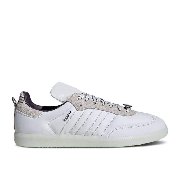 アディダス Adidas 【 Fefei Ruan X Samba Og \u0027Chinese New Year Pack - White\u0027 Men Core White/Core White/Grey 】 サンバ メンズ 中核グループ 白いこと 白いこと 薄墨色 薄墨色