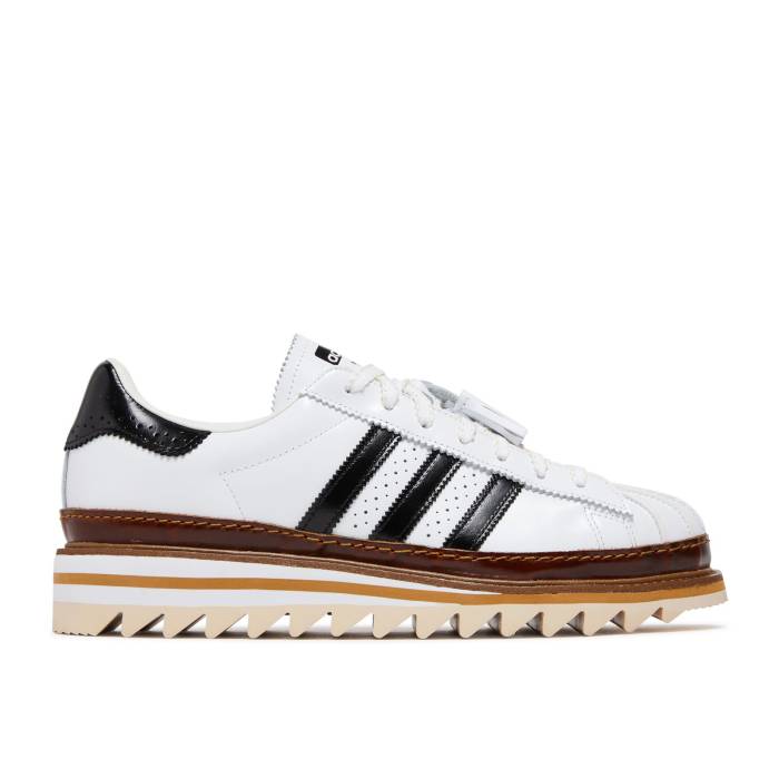 アディダス Adidas 【 Clot X Superstar White Black Men Cloud White/Core Black/Crystal Sand 】 クロット Superstar スーパースター メンズ 白色 ホワイト コア 黒色 ブラック 砂色・サンド