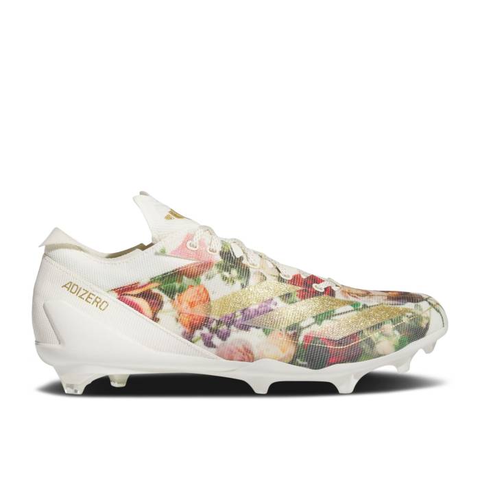 アディダス Adidas 【 Adizero Electric Speed \u0027Coronation - Off White\u0027 Men Off White/Gold Metallic/Cloud White 】 アディゼロ Speed 素早さ メンズ 白いこと 白いこと ゴールド