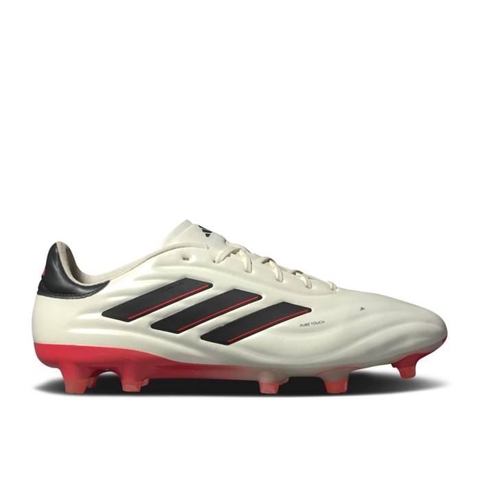 アディダス Adidas 【 Copa Pure 2 Elite Fg \u0027Solar Energy Pack\u0027 Men Ivory/Core Black/Solar Red 】 純然たる エリート 活動力 メンズ 象牙色 中核グループ 黒いこと 黒いこと Red 赤・赤いこと