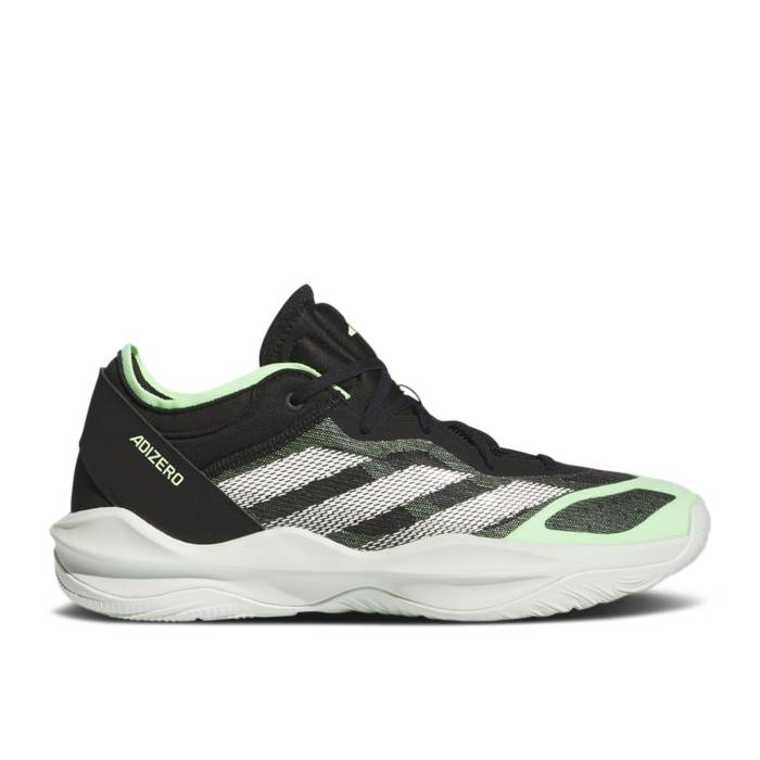アディダス Adidas 【 Adizero Select 2.0 \u0027Black Lime\u0027 Men Core Black/Cloud White 】 アディゼロ Select 選りわける メンズ 中核グループ 黒いこと 黒いこと 白いこと 白いこと