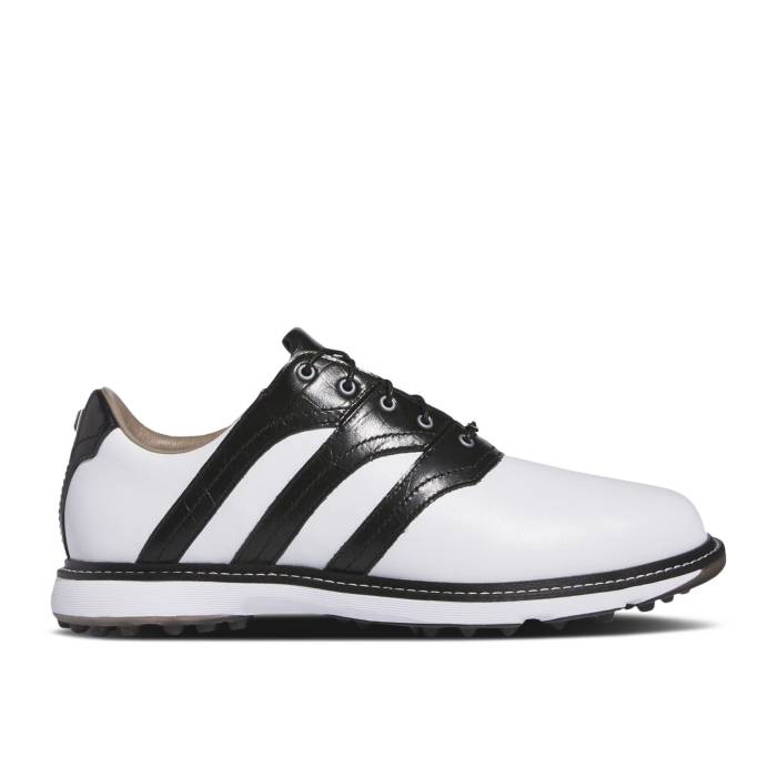 アディダス Adidas 【 Mc87 Z-Traxion Spikeless Golf 'White Black' Men Cloud White/Core Black/Iron Metallic 】 golf ゴルフ メンズ 白色 ホワイト コア 黒色 ブラック|スニケス