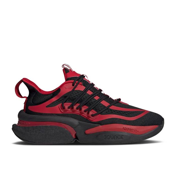アディダス Adidas 【 Alphaboost V1 \u0027Ncaa Pack - Nc State\u0027 Men Core Black/Team Power Red/Cloud White 】 メンズ 中核グループ 黒いこと 黒いこと Team 野球クラブ Power 力強さ Red 赤・赤いこと 白いこと 白いこと