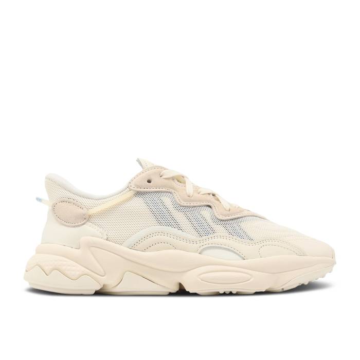 アディダス Adidas 【 Ozweego \u0027Ecru Tint\u0027 Men Ecru Tint/Core Black/Blue Rush 】 メンズ 中核グループ 黒いこと 黒いこと 青味 青み rush 混雑時
