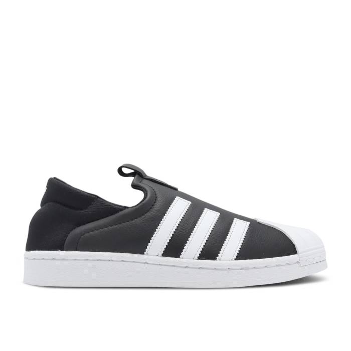 アディダス Adidas 【 Wmns Superstar Slip-On \u0027Black White\u0027 Women Core Black/Cloud White/Cloud White 】 Superstar はやりっ児 slip-on スリッポン レディース 中核グループ 黒いこと 黒いこと 白いこと 白いこと
