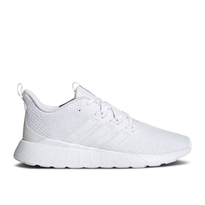 アディダス Adidas 【 Questar Flow 'Triple White' Men Cloud White/Cloud White/Cloud White 】 フローレス メンズ 白色 ホワイト｜スニケス