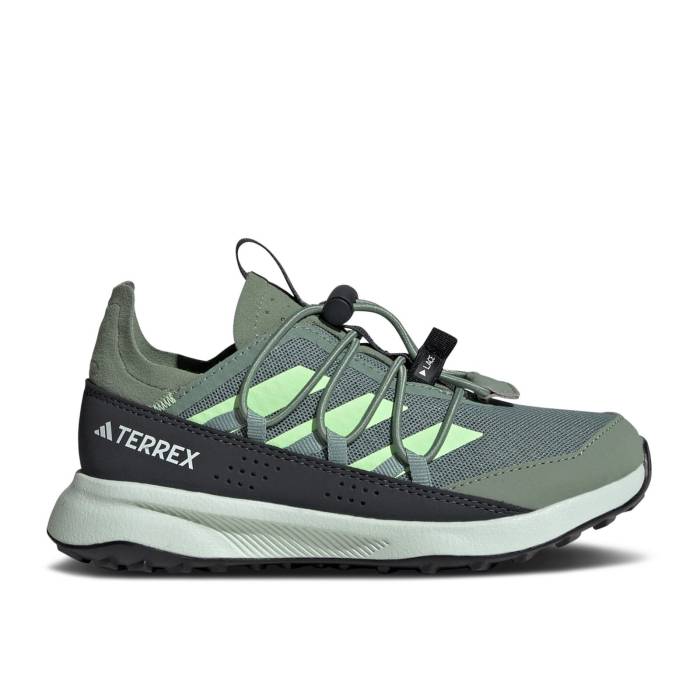アディダス Adidas 【 Terrex Voyager 21 Heat.rdy J \u0027Silver Green Crystal Jade\u0027 Youth Silver Green/Green Spark/Crystal Jade 】 green 緑・緑であること 御坊っちゃん キッズ Silver しろがね色・しろがね色 green 緑・緑であること 翡翆・ジェード