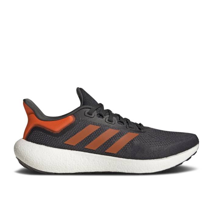 アディダス Adidas 【 Pureboost 22 \u0027Carbon Impact Orange\u0027 Men Carbon/Impact Orange/Orbit Green 】 差しひびき メンズ 炭素 差しひびき orange 橙・オレンジ色 green 緑・緑であること