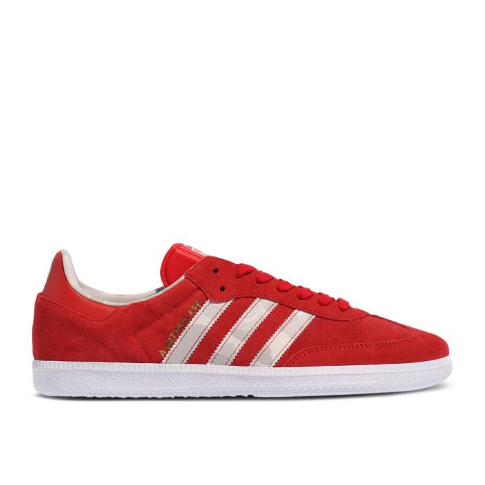 アディダス Adidas 【 Bape X Samba 'Winning Collection' Men Scarlet/Footwear White/Footwear White 】 サンバ メンズ 白色 ホワイト|スニケス