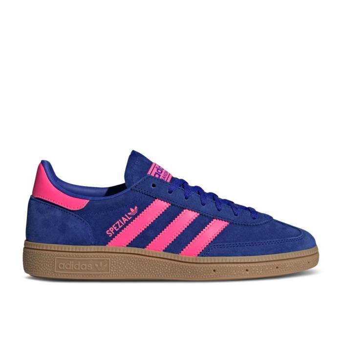 アディダス Adidas 【 Wmns Handball Spezial \u0027Lucid Blue Pink\u0027 Women Lucid Blue/Lucid Pink/Gum 】 ハンドボール スペシアル 青碧 青碧 レディース 青碧 青碧 pink さくら色