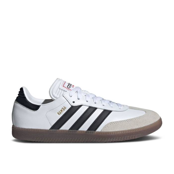 アディダス Adidas 【 Samba Indoor \u0027White Black Gum\u0027 Men Cloud White/Core Black/Vivid Red 】 サンバ 黒いこと 黒いこと メンズ 白いこと 白いこと 中核グループ 黒いこと 黒いこと Red 赤・赤いこと