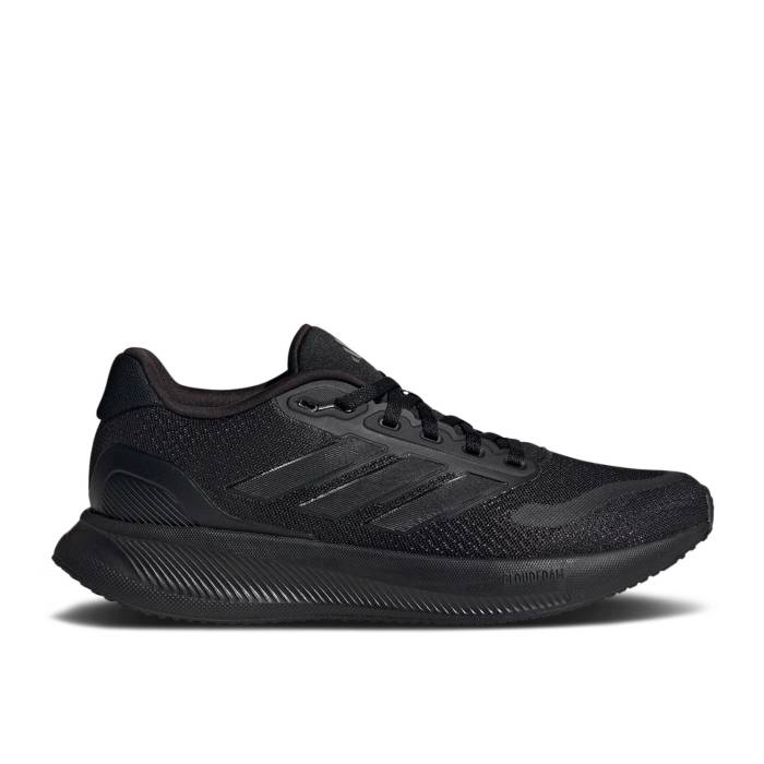アディダス Adidas 【 Wmns Runfalcon 5 \u0027Triple Black\u0027 Women Core Black/Core Black/Core Black 】 レディース 中核グループ 黒いこと 黒いこと