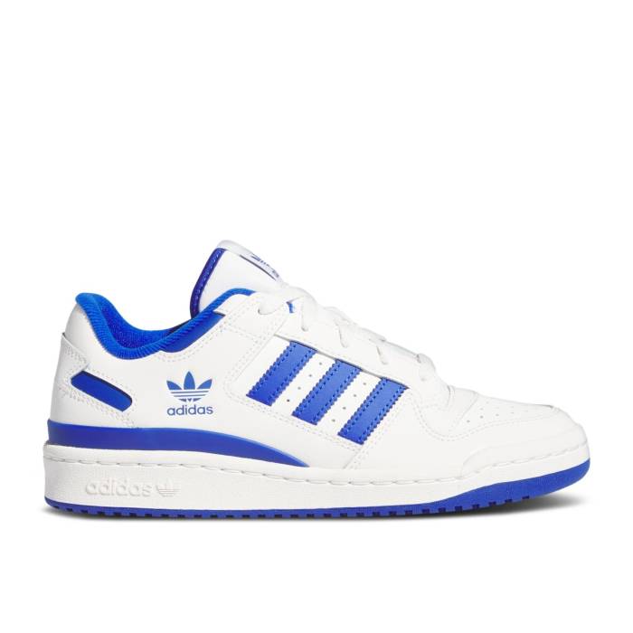 アディダス Adidas 【 Wmns Forum Low 塩素 \u0027White Royal Blue\u0027 Women Cloud White/Royal Blue/Cloud White 】 討論会 レディース 白いこと 白いこと 青碧 青碧