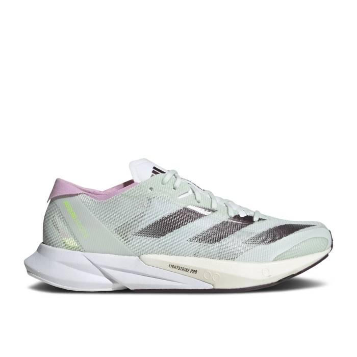 アディダス Adidas 【 Wmns Adizero Adios 8 \u0027Crystal Jade Bliss Lilac\u0027 Women Crystal Jade/Aurora Metallic/Bliss Lilac 】 アディゼロ アディオス 翡翆・ジェード レディース 翡翆・ジェード