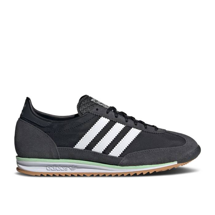アディダス Adidas 【 Wmns Sl72 Og \u0027Black Carbon Green\u0027 Women Core Black/Cloud White/Carbon 】 炭素 レディース 中核グループ 黒いこと 黒いこと 白いこと 白いこと 炭素
