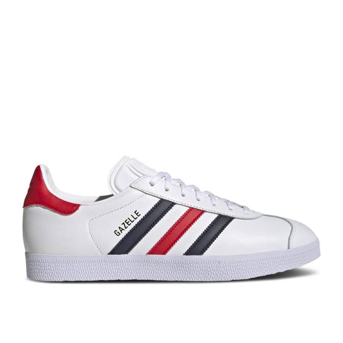 アディダス Adidas 【 Gazelle 'White Legend Ink Red' Men White/Legend Ink/Collegiate Red 】 ガゼル Legend レジェンド メンズ 白色 ホワイト Legend レジェンド Red 赤・レッド｜スニケス