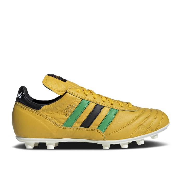 アディダス Adidas 【 Jamaica Football Federation X Copa Mundial Fg \u0027Home Kit\u0027 Men Bold Gold/Core Black/Cloud White 】 蹴球 メンズ ゴールド 中核グループ 黒いこと 黒いこと 白いこと 白いこと