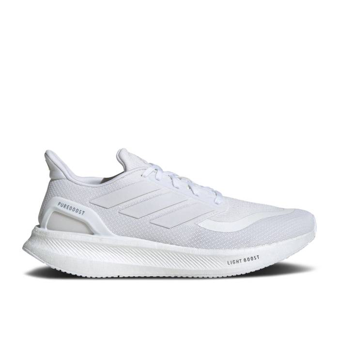 アディダス Adidas 【 Pureboost 5 White Reflective Men Cloud White/Cloud White/Cloud White 】 メンズ 白色 ホワイト