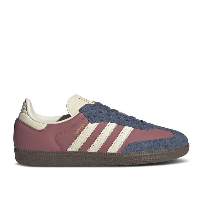 アディダス Adidas 【 Wmns Samba Og \u0027Preloved Crimson Ink\u0027 Women Preloved Crimson/Cream White/Preloved Ink 】 サンバ クリムゾン レディース クリムゾン 皮膚軟化剤 白いこと 白いこと
