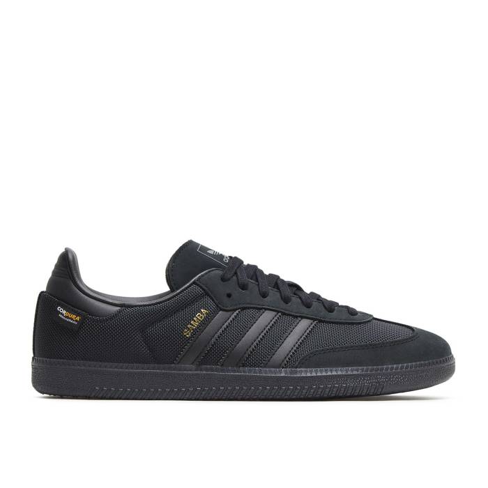 アディダス Adidas 【 Samba Og \u0027Cordura Pack - Black Carbon\u0027 Men Core Black/Core Black/Carbon 】 サンバ 黒いこと 黒いこと メンズ 中核グループ 黒いこと 黒いこと 炭素