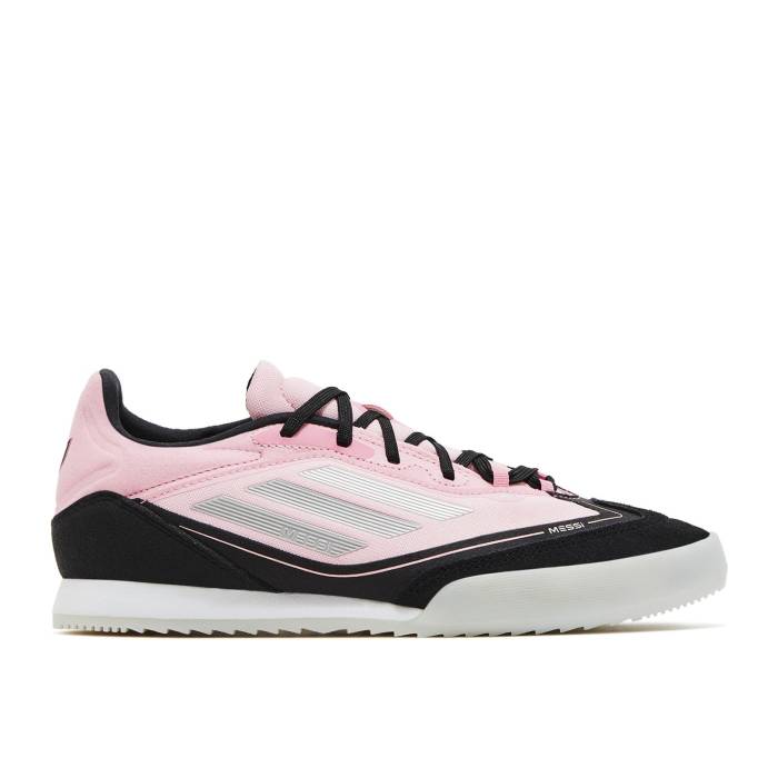 アディダス Adidas 【 Messi Adizero F50 Freestyle \u0027Inter Miami Cf\u0027 Men Light Pink/Silver Metallic/Core Black 】 アディゼロ 無償性表現スタイル マイアミ メンズ pink サクラ色 Silver しろがね色・しろがね色 中核グループ 黒いこと 黒いこと