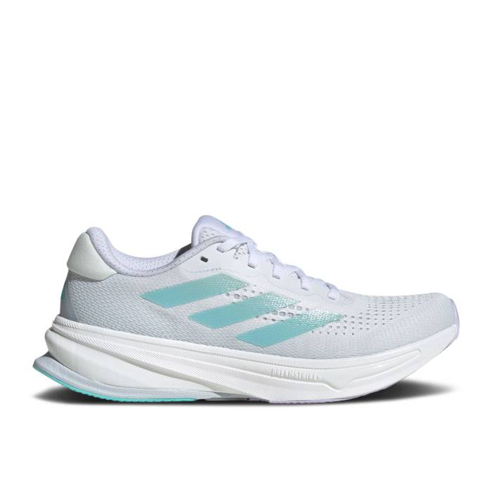 アディダス Adidas 【 Wmns Supernova Rise White Linen Green Metallic Women Cloud White/Linen Green Metallic/Flash Aqua 】 スーパーノバ・ノヴァ ライズ green 緑・グリーン レディース 白色 ホワイト green 緑・グリー