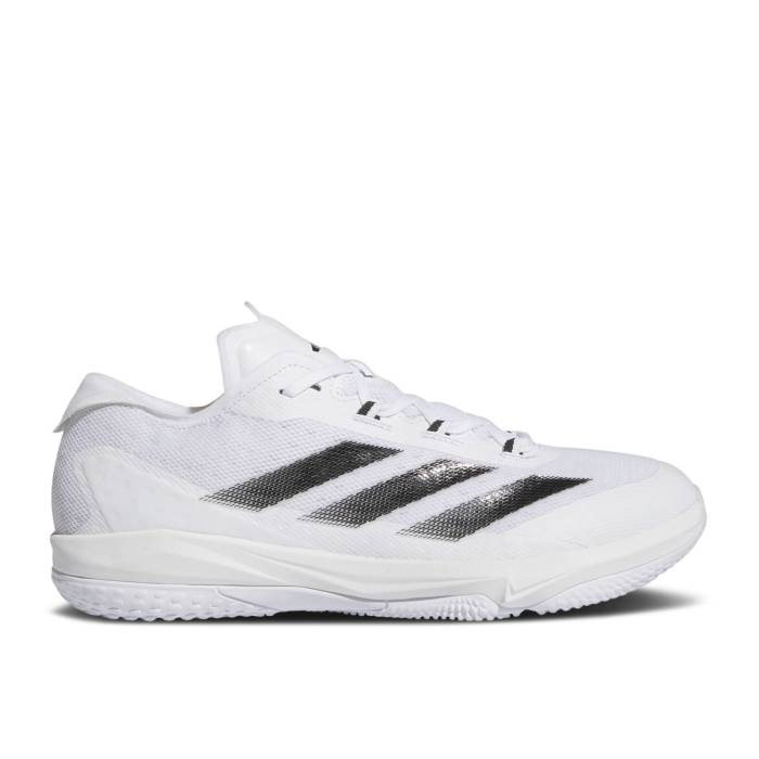 アディダス Adidas 【 Adizero Impact Turf \u0027White Black\u0027 Men Cloud White/Core Black/Core Black 】 アディゼロ 差しひびき 芝生 メンズ 白いこと 白いこと 中核グループ 黒いこと 黒いこと スニーカー-メンズ靴
