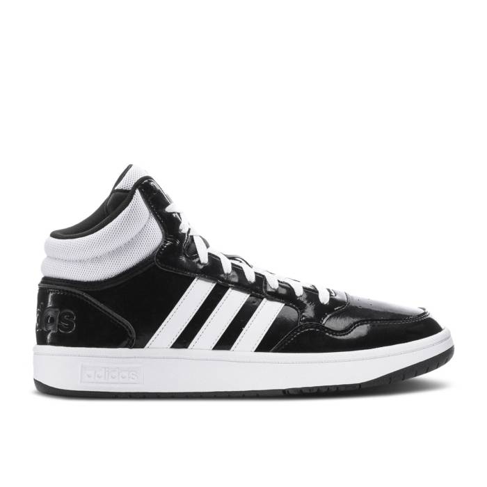 アディダス Adidas 【 Hoops 3.0 Mid 'Black White Patent' Men Black/White/Black 】 ミッド 白色 ホワイト メンズ 黒色 ブラック 白色 ホワイト 32,630円