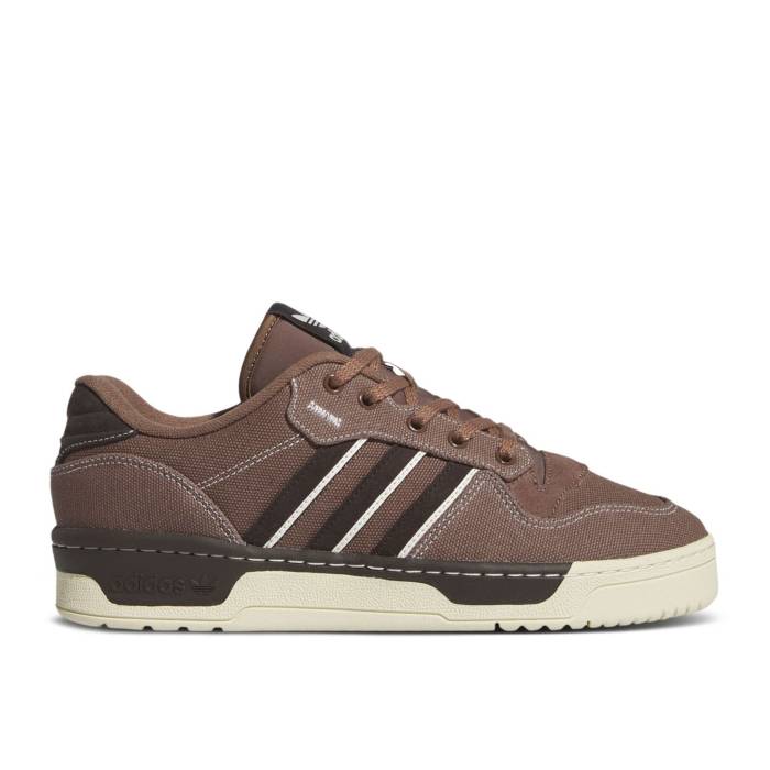 アディダス Adidas 【 Rivalry Low \u0027Earth Strata\u0027 Men Earth Strata/Night Brown/Off White 】 メンズ ナイト爵 赤銅色 赤銅色 白いこと 白いこと