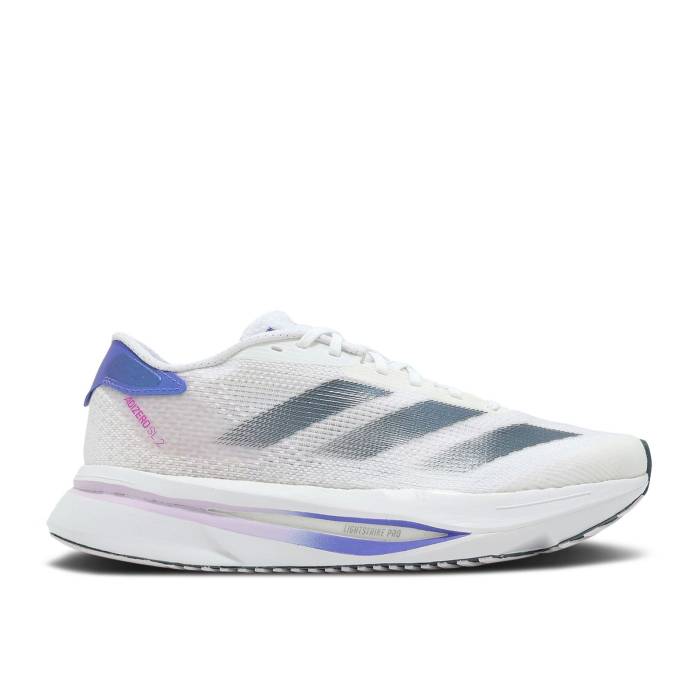 アディダス Adidas 【 Wmns Adizero Sl2 \u0027White Preloved Ink\u0027 Women Cloud White/Preloved Ink/Cobalt Blue 】 アディゼロ レディース 白いこと 白いこと 青み 青色