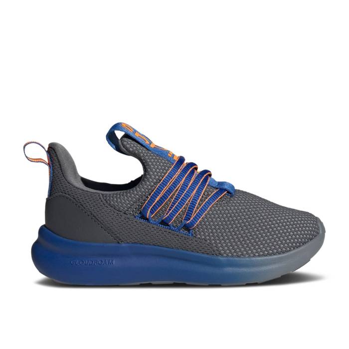 アディダス Adidas 【 Lite Racer Adapt 7.0 K 'Grey Royal Blue Orange' Youth Grey Six/Royal Blue/Crew Orange 】 ライト アダプト 青色 ブルー ジュニア キッズ 灰色 グレー 青色 ブルー クルー orange 橙・オレンジ｜スニケス 43,940円