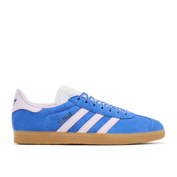 アディダス Adidas 【 Wmns Gazelle \u0027Blue Orchid Fusion\u0027 Women Blue/Orchid Fusion/Gum 】 ガゼル レディース 青み 青色 Fusion 核融合反応