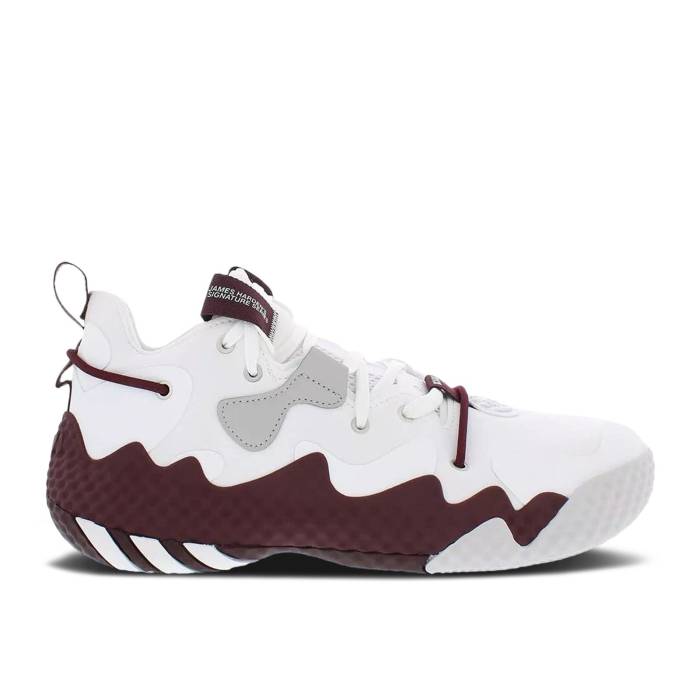 アディダス Adidas 【 Harden Vol. 6 \u0027White Maroon\u0027 Men Footwear White/Team Maroon/Team Light Grey 】 ハーデン メンズ 白いこと 白いこと Team 野球クラブ マルーン 薄墨色 薄墨色