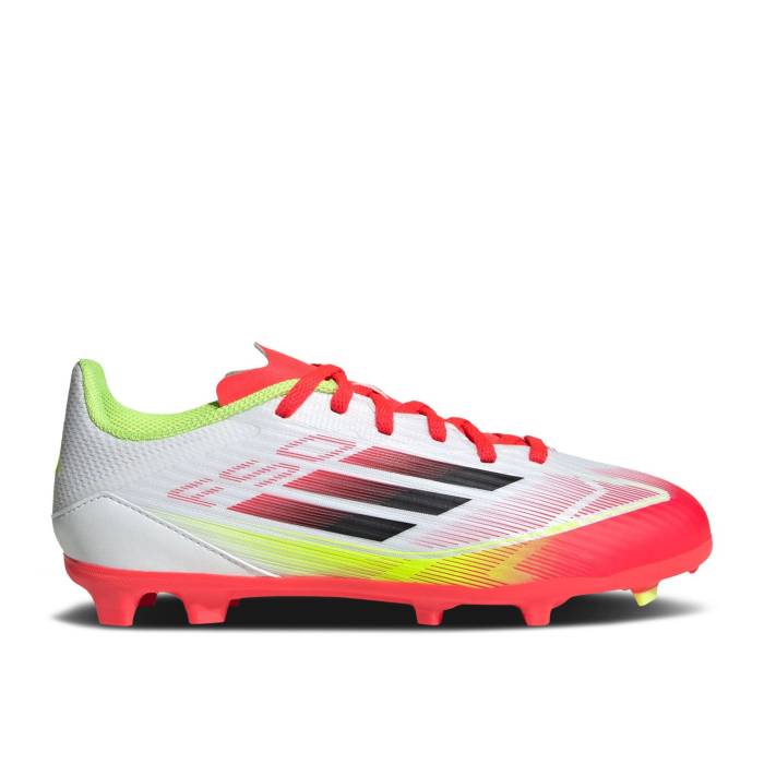 アディダス Adidas 【 Adizero F50 League Fg Mg K Pure Victory Pack Youth Cloud White/Core Black/Solar Yellow 】 アディゼロ Victory ビクトリー ジュニア キッズ 白色 ホワイト コア 黒色 ブラック yellow 黄色・イエロ