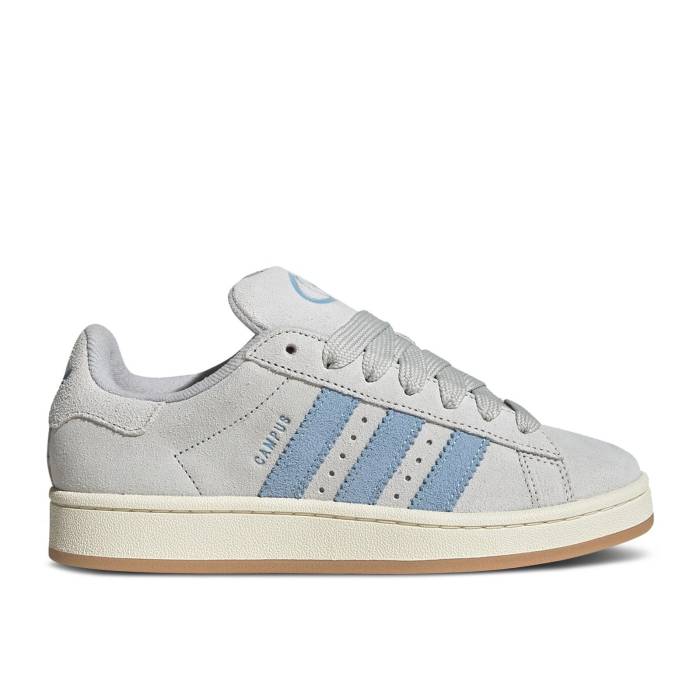アディダス Adidas 【 Wmns Campus 00S \u0027Grey Clear Sky\u0027 Women Grey One/Cream White/Clear Sky 】 構内 レディース 薄墨色 薄墨色 皮膚軟化剤 白いこと 白いこと 天の原