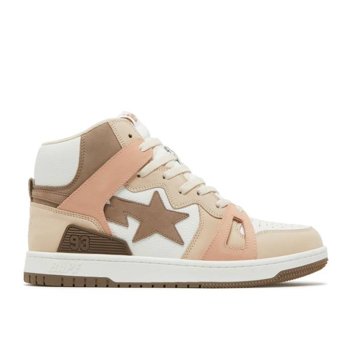 ベイプ Bape 【 Sta 93 Hi \u0027Brown\u0027 Men Brown 】 メンズ 赤銅色 赤銅色 スニーカー-靴