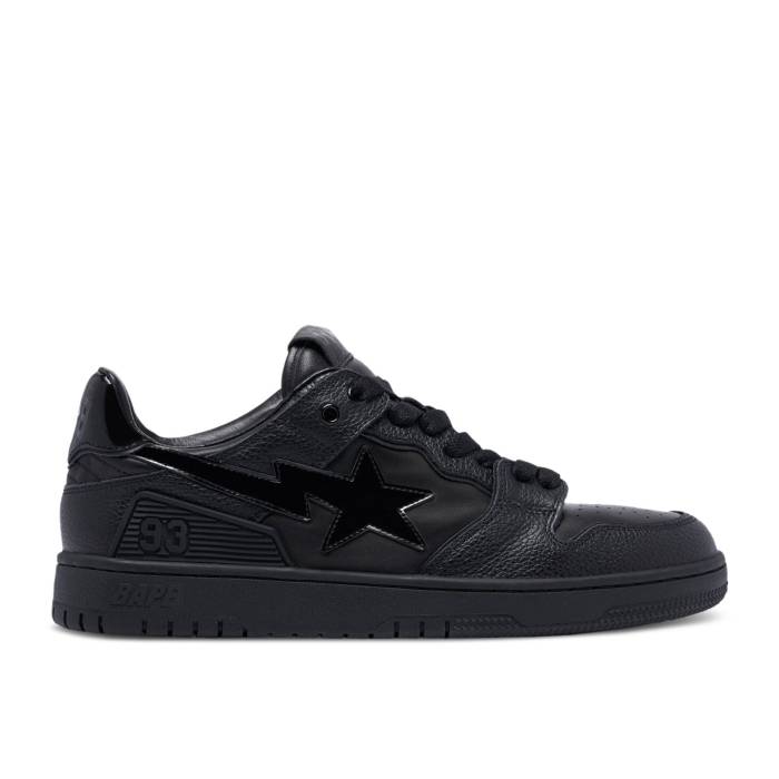 ベイプ Bape 【 Sk8 Sta #3 M1 'Black' Men Black 】 メンズ 黒色 ブラック