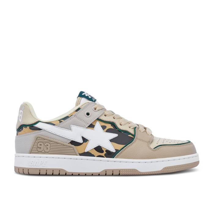 ベイプ Bape 【 Sk8 Sta #4 Beige Camo Men Beige 】 メンズ ベージュ