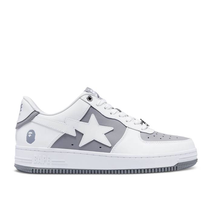 ベイプ Bape 【 Sta #6 Patent Leather Pack - Grey Men Grey 】 レザー メンズ 灰色 グレー