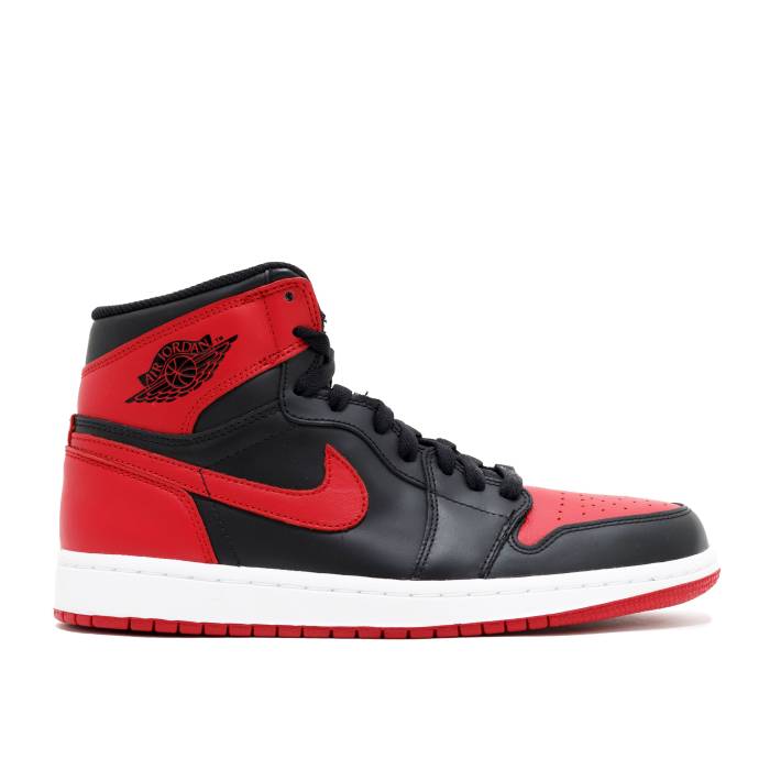 ナイキ エアジョーダン Air Jordan 【 Jordan 1 Retro High Og \u0027Bred\u0027 2013 Men Black/Varsity Red-White 】 レトロ 御機嫌 メンズ 黒いこと 黒いこと