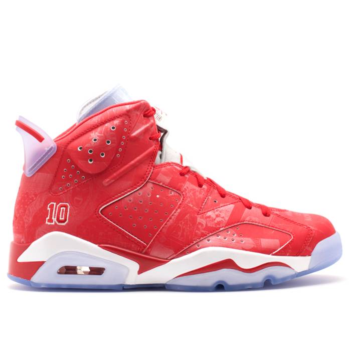 ナイキ エアジョーダン Air Jordan 【 Jordan 6 Retro \u0027Slam Dunk\u0027 Men Varsity Red/Varsity Red-White 】 レトロ メンズ Red 赤・赤いこと