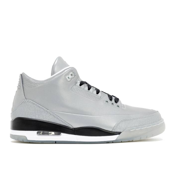 ナイキ エアジョーダン Air Jordan 【 Jordan 3 5Lab3 \u0027Reflective Silver\u0027 Men Rflct Slvr/Rflct Slvr-Blk-Wht 】 メンズ