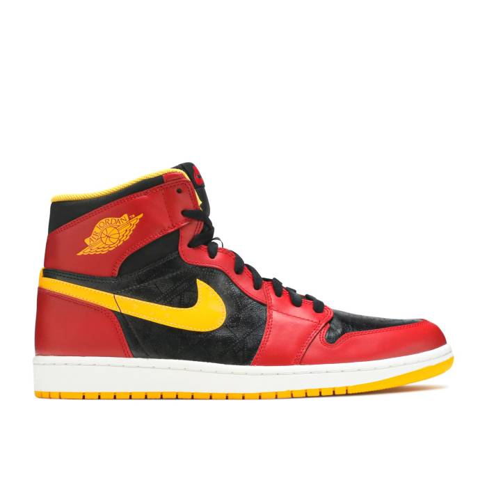 ナイキ エアジョーダン Air Jordan 【 Jordan 1 Retro High Og \u0027Highlight Reel\u0027 Men Black/Gym Red-University Gold 】 レトロ ご機嫌 メンズ 黒いこと 黒いこと ゴールド メンズ靴-靴-スニーカー