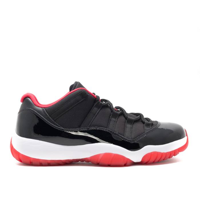 ナイキ エアジョーダン Air Jordan 【 Jordan 11 Retro Low \u0027Bred\u0027 Men Black/True Red-White 】 レトロ メンズ 黒いこと 黒いこと